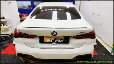 안산랩핑 전문샵에서 BMW신형 4쿠페 전체랩핑 시공 / 안산 단원 초지동