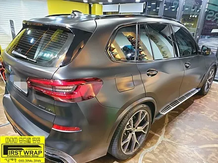 BMW X5 사틴블랙 전체랩핑 목감랩핑 광명랩핑 시흥랩핑 안산랩핑 안양랩핑 송도랩핑 배곧랩핑 서울랩핑 자동차랩핑 카스킨 퍼스트랩카스킨 / 안산, 시흥, 부천