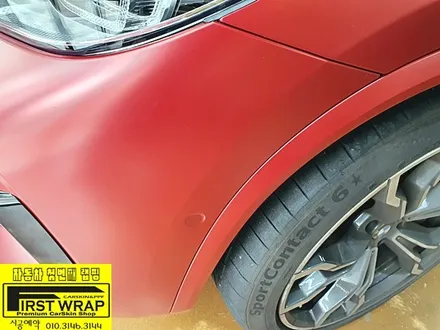 BMW X4M 3M2080 뱀파이어레드 전체랩핑 사틴랩핑 목감랩핑 시흥랩핑 광명랩핑 안양랩핑 안산랩핑 송도랩핑 배곧랩핑 퍼스트랩카스킨 / 안산 단원 초지동