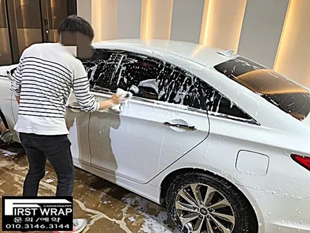 YF소나타 사틴다크그레이 전체랩핑 시공 (목감랩핑 광명랩핑 시흥랩핑 송도랩핑 안양랩핑) 퍼스트랩 / 안산 단원 초지동