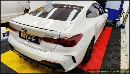 안산랩핑 전문샵에서 BMW신형 4쿠페 전체랩핑 시공 / 안산 단원 초지동