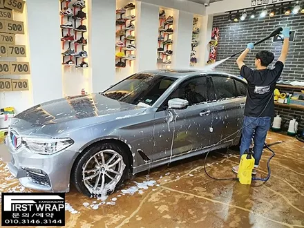 BMW G30 520d 사틴블랙전체랩핑 3M2080사틴블랙 목감랩핑 시흥랩핑 광명랩핑 안양랩핑 안산랩핑 송도랩핑 배곧랩핑 퍼스트랩카스킨 / 안산 단원 초지동