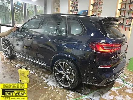BMW X5 사틴블랙 전체랩핑 목감랩핑 광명랩핑 시흥랩핑 안산랩핑 안양랩핑 송도랩핑 배곧랩핑 서울랩핑 자동차랩핑 카스킨 퍼스트랩카스킨 / 안산, 시흥, 부천