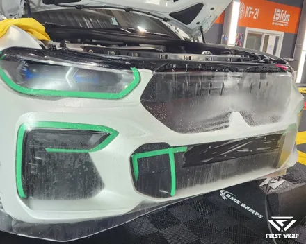 BMW X6 무광 PPF 전체 시공, 화이트에 깊이를 더하다 / 안산, 시흥, 부천