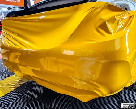 안산 랩핑, 벤츠 C클래스 C43 AMG 산뜻한 썬플라워 전체 시공 / 안산, 시흥, 부천