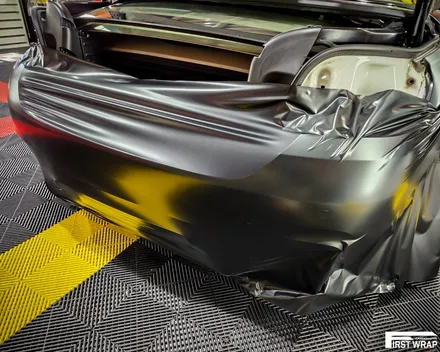 자동차 래핑, BMW 4시리즈 컨버터블 사틴 블랙 락그레이 시공 / 안산, 시흥, 부천