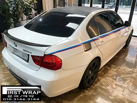BMW E90 320d M데칼 포인트랩핑 (광명랩핑 목감랩핑 안양랩핑 시흥랩핑 - 퍼스트랩) / 안산 단원 초지동