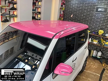 레이 3M1080 핫핑크랩핑 레이루프스킨 레이투톤랩핑 시흥랩핑 목감랩핑 광명랩핑 안양랩핑 안산랩핑 송도랩핑 배곧랩핑 퍼스트랩카스킨 / 안산 단원 초지동