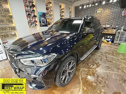 BMW X5 사틴블랙 전체랩핑 목감랩핑 광명랩핑 시흥랩핑 안산랩핑 안양랩핑 송도랩핑 배곧랩핑 서울랩핑 자동차랩핑 카스킨 퍼스트랩카스킨 / 안산, 시흥, 부천