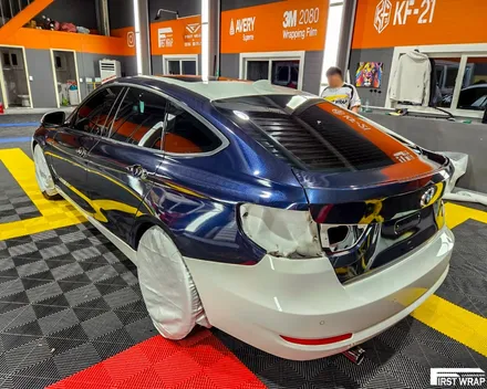 BMW 3GT 차랩핑, 무드 좋은 미드나잇블루 전체 시공 / 안산, 시흥, 부천