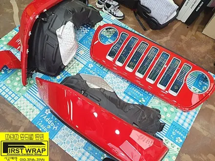 지프 랭글러 오버랜드 사틴블랙 전체랩핑 지프랩핑 랭글러랩핑 오프로드 서울랩핑 목감랩핑 시흥랩핑 광명랩핑 안양랩핑 안산랩핑 송도랩핑 배곧랩핑 일산랩핑 분당랩핑 수원랩핑 퍼스트랩카스킨 / 안산, 시흥, 부천