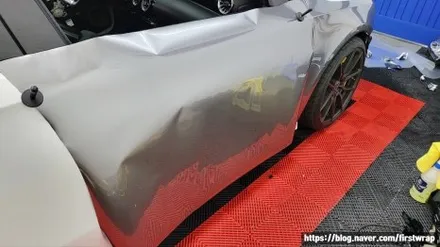 안산 랩핑 잘하는집 벤츠 A35 AMG 전체랩핑 시공 / 안산 단원 초지동