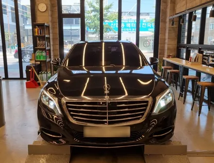 [덱스크루 울산남구점]벤츠 W222 S500L LED튜닝 송풍구 엠비언트 라이트(7컬러)