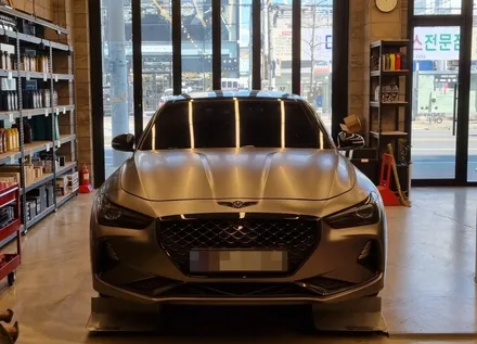 [핏먼트 울산]현대 제네시스 G70 퍼포먼스튜닝 대한테크 허브 스페이스(프런트 20mm, 리어 20mm)