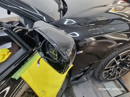 BMW G26 i4 퍼포먼스 타입 유광 블랙 키드니 그릴과 사이드미러 커버 시공 후기. 감성의 재해석 그 첫 번째 코스! [울산 핏먼트] / 울산 남구