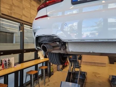 [핏먼트 울산]BMW G20 330i 바디킷튜닝 M340i 카본 디퓨저, 머플러 팁(리어 컨버전)