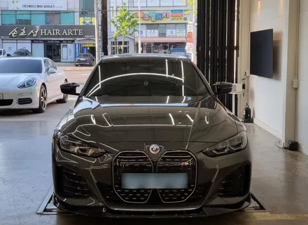 [핏먼트 울산]BMW G22 i4 M50 밋밋했던 범퍼 하단에 퍼포먼스 프런트 립 장착했더니 스포티함 한가득이네??? 바디킷 튜닝은 핏먼트가 제법 잘합니다! 얼른 오세요~