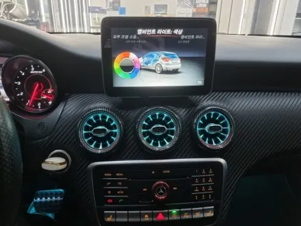 벤츠 W176 A45 AMG 송풍구와 도어 엠비언트 레트로핏 튜닝! 12색 엠비언트 코딩은 덤으로 따라가요~ [울산 핏먼트] / 울산 남구