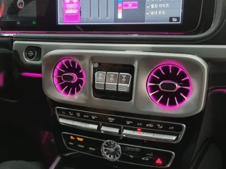 벤츠 W464 G63AMG(G바겐) 송풍구 엠비언트 라이트 튜닝! 심플하게만 느껴졌던 실내에 은은한 포인트 무드 선사하기, [울산 핏먼트] / 울산 남구