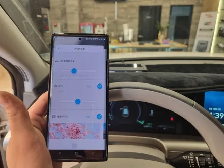 [덱스크루 울산남구점]현대 넥쏘 현대 폰터스 V200 PLUS HUD(헤드 업 디스플레이)