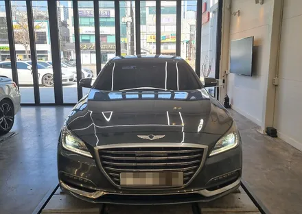 [핏먼트 울산]현대 제네시스 G80 솔라룩스 D1S 4900K로 광량업 했더니 답답한 시인성으로 고민했던 마음이 말끔하게 해소되었습니다.