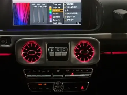 벤츠 W464 G63AMG(G바겐) 송풍구 엠비언트 라이트 튜닝! 심플하게만 느껴졌던 실내에 은은한 포인트 무드 선사하기, [울산 핏먼트] / 울산 남구