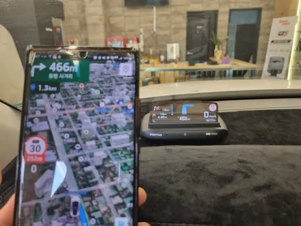 [덱스크루 울산남구점]현대 넥쏘 현대 폰터스 V200 PLUS HUD(헤드 업 디스플레이)