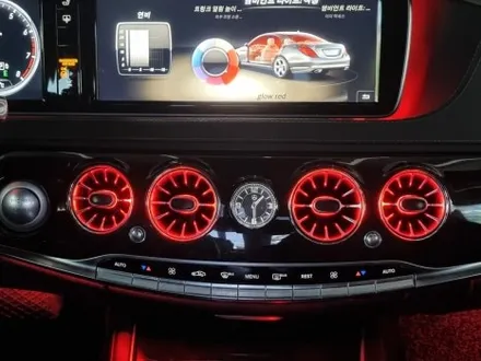 [덱스크루 울산남구점]벤츠 W222 S500L LED튜닝 송풍구 엠비언트 라이트(7컬러)