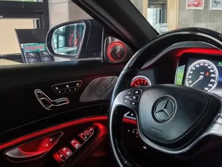 [덱스크루 울산남구점]벤츠 W222 S500L LED튜닝 송풍구 엠비언트 라이트(7컬러)
