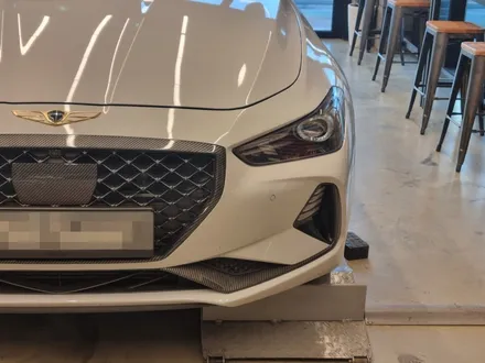 [핏먼트 울산]현대 제네시스 G70 바디킷튜닝 에이드로(ADRO) 리얼 카본 립 에어댐(프런트 V2, 사이드 V3, 리어 V3), 리얼 카본 글라스윙