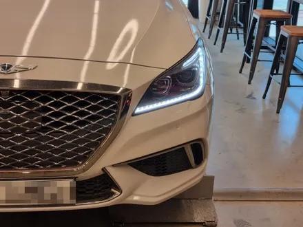 [핏먼트 울산]현대 제네시스 G80 스포츠 핸들튜닝 리얼 카본 D컷 스티어링 휠(커스텀 핸들)