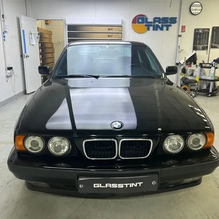 BMW e34 5시리즈 올드카 썬팅 / 글라스틴트 슈어 재시공 / 구리 교문동