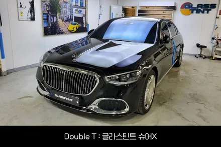 구리썬팅 / 벤츠S580 마이바흐 글라스틴트 슈어X 시공 / 구리 교문동
