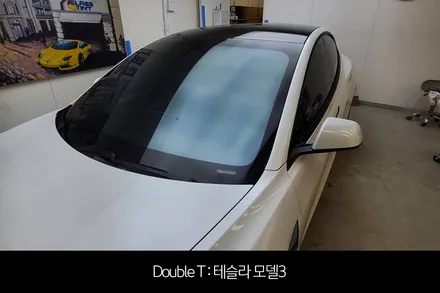 구리 테슬라 모델3 썬팅 레이니블루 시공기 / 구리 교문동