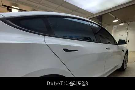 구리 테슬라 모델3 썬팅 레이니블루 시공기 / 구리 교문동