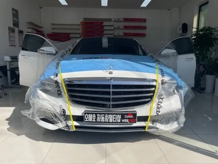 벤츠 E300 루마버텍스 700 전면 유리 재시공 썬팅 결과!