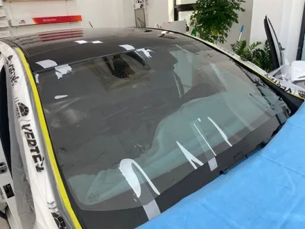 벤츠 E300 루마버텍스 700 전면 유리 재시공 썬팅 결과!