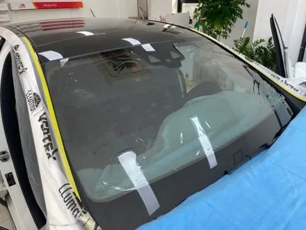 벤츠 E300 루마버텍스 700 전면 유리 재시공 썬팅 결과!