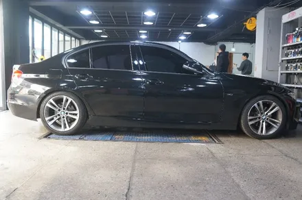 [BMW 320d] 검정유광 휠도색. / 하남시 풍산동