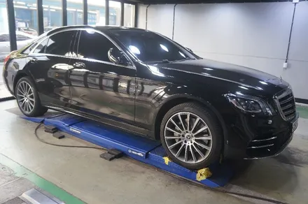 [벤츠 S350d] 캘리퍼도색(골드) + 휠도색 ^^ / 하남시 풍산동