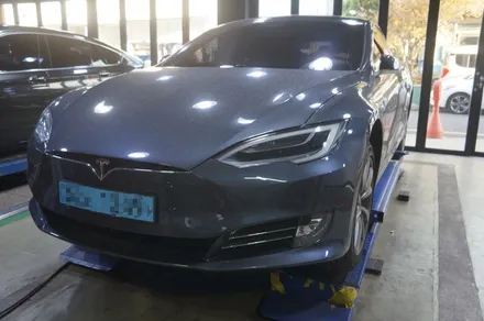 [테슬라 Model S] 캘리퍼도색 & 휠도색 ^^ / 하남시 풍산동