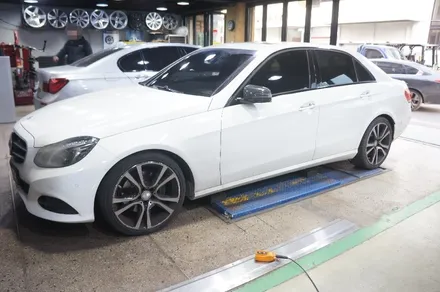 [BENZ E220] 다이아몬드커팅 & 휠복원 / 하남시 풍산동