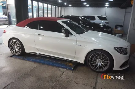 [벤츠 C63 AMG] 휠도색 & 캘리퍼도색 (PART2) / 하남시 풍산동