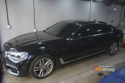 [BMW 740LD] 휠복원 & 다이아몬드커팅 / 하남시 풍산동
