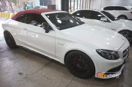 [벤츠 C63 AMG] 검정유광, 휠복원 ^^ / 하남시 풍산동
