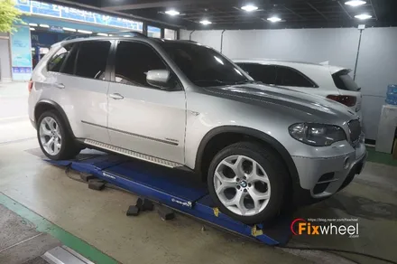 [BMW X5] 메탈릭실버 휠복원~ / 하남시 풍산동