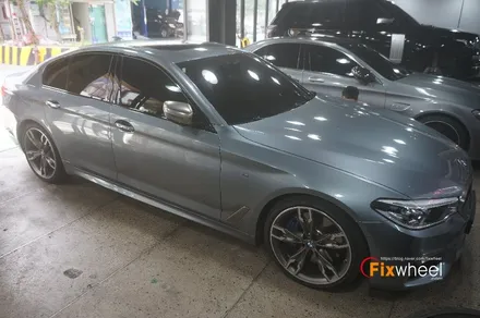 [BMW 550d] 휠복원 & 다이아몬드커팅 !! / 하남시 풍산동