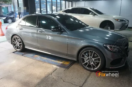 [벤츠 C43 AMG] 휠복원 & 다이아몬드커팅 / 하남시 풍산동