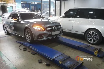[벤츠 C43 AMG] 휠도색 & 캘리퍼도색 / 하남시 풍산동