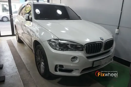 [BMW X5] 메탈릭실버 색상의 휠수리~ / 하남시 풍산동